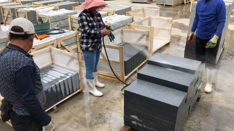 Installing Granite Steps
