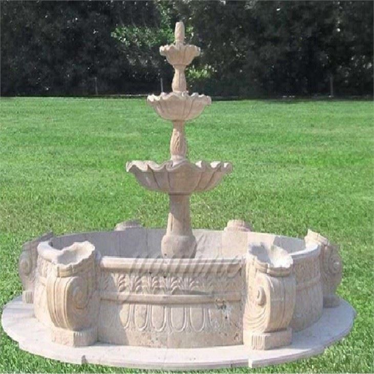stone garden water fountains